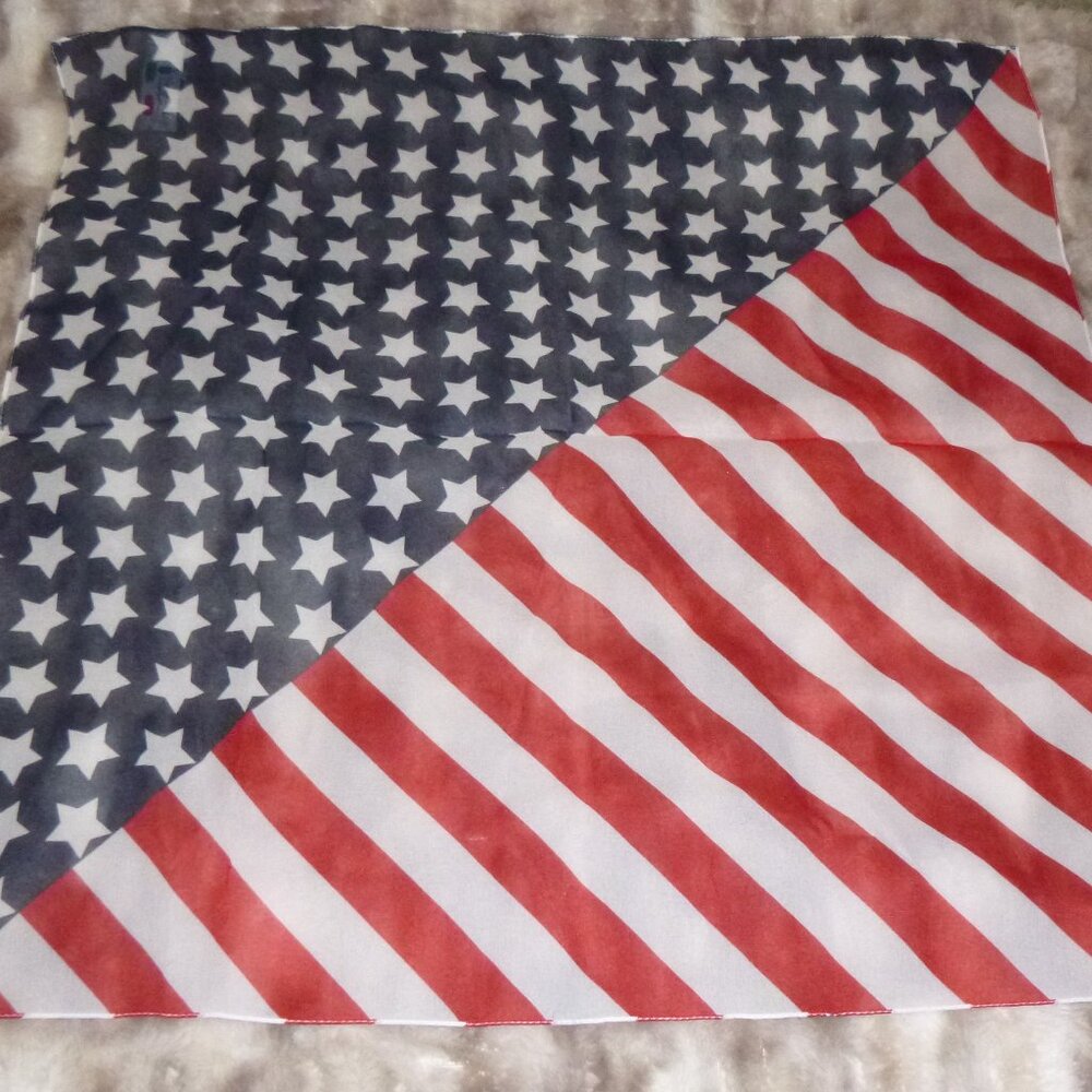 Womens Patriotic Scarf